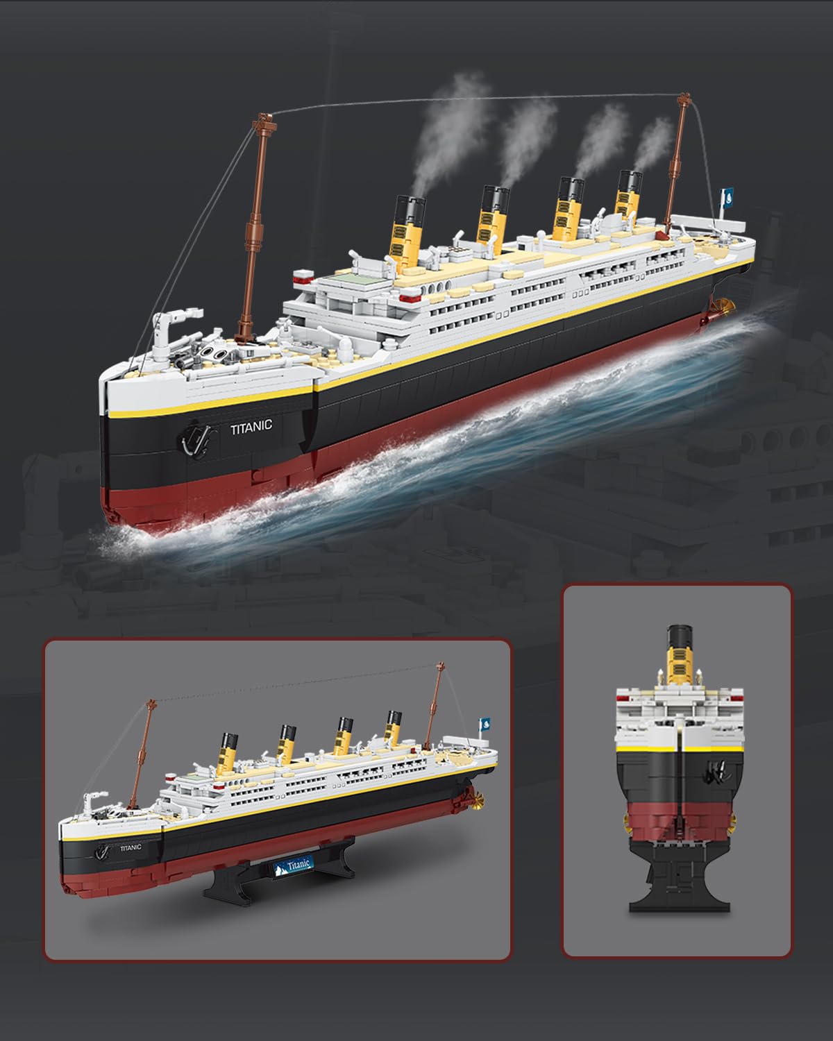 dOvOb Titanic Model Building Blocks Set, 2022 Pieces Bricks, Compatible with Major Brands